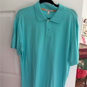Peter Millar Men's Turquoise Polo Shirt
